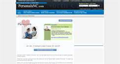 Desktop Screenshot of personalsnc.com